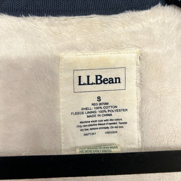 L.L. Bean Sherpa-Lined Flannel Shirt - Picture 3 of 3